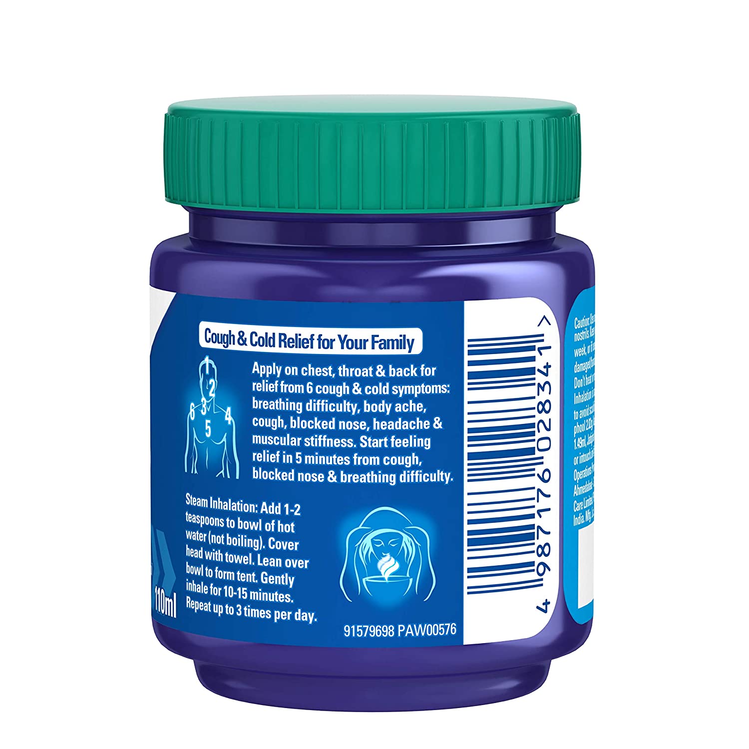 Vicks Vaporub (Reliefs from Cough & Cold)