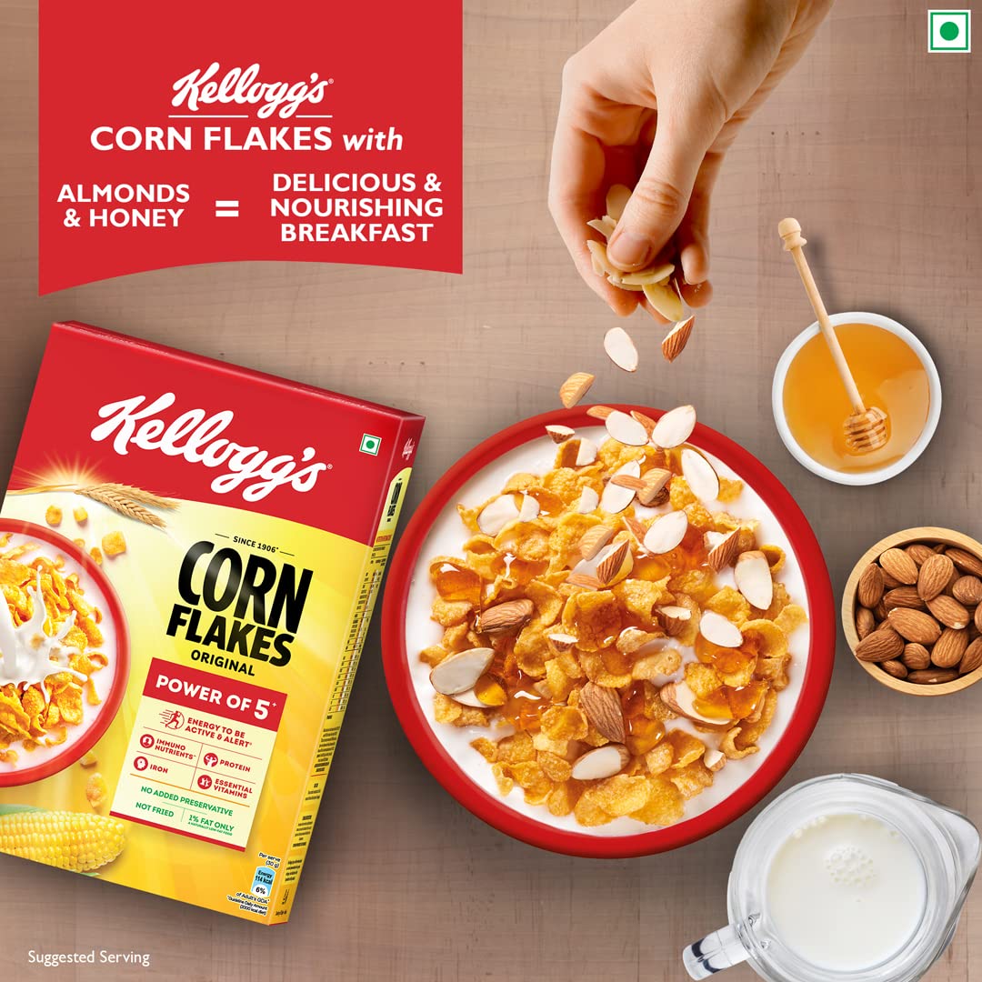 Kellogg's® Corn Flakes Original Low-Fat Breakfast Cereal