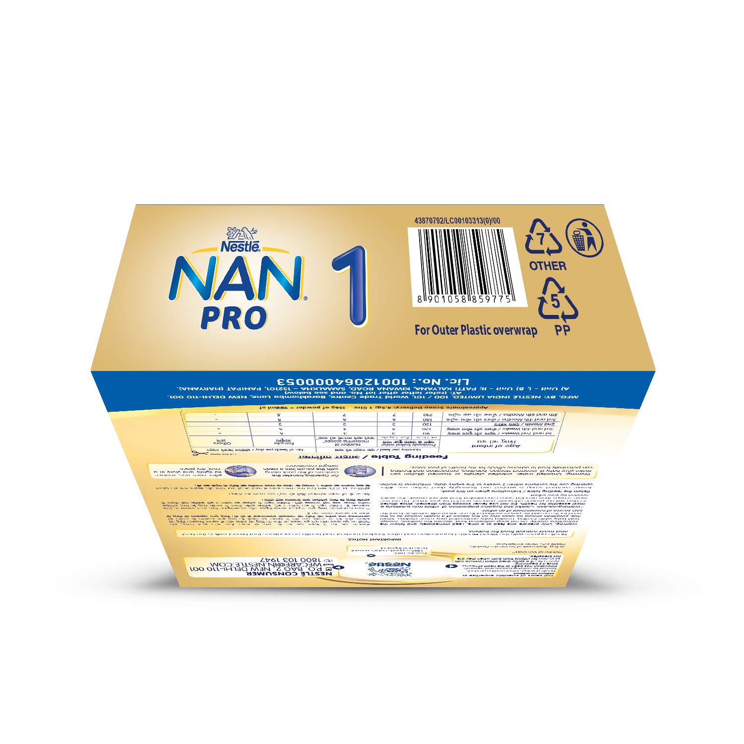 Nestle Nan Pro - Stage 1, 400 gm Carton – groceryatdoor.com