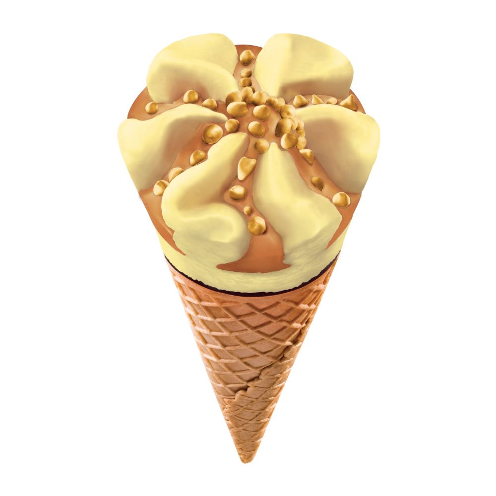 McSwirl-Butterscotch, Your favorite Soft Serve Cone coated …