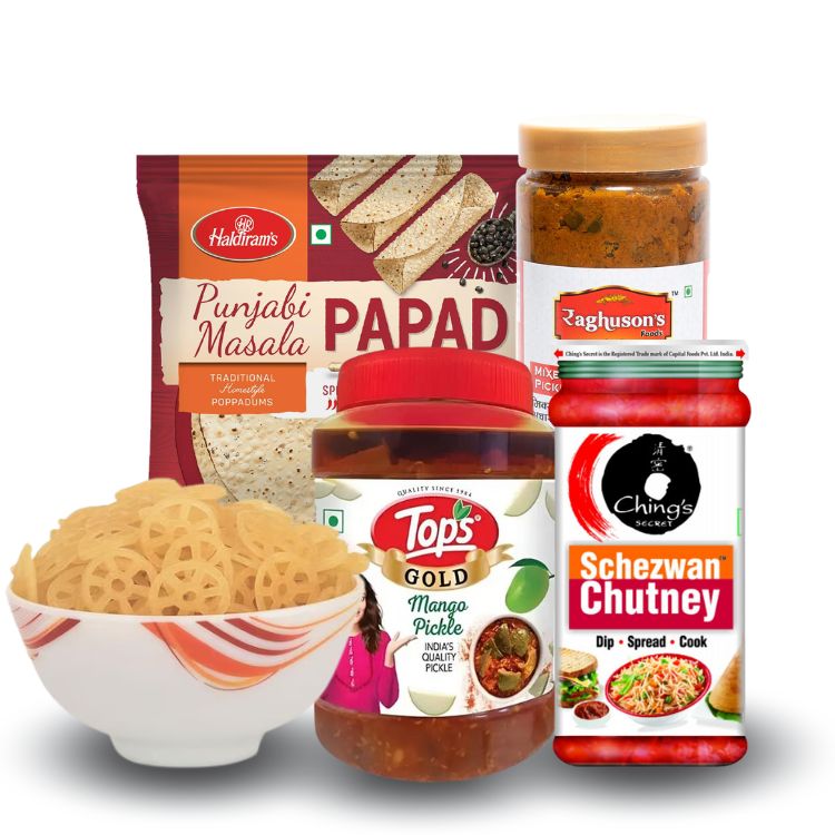 Papad, Achaar and Chutneys